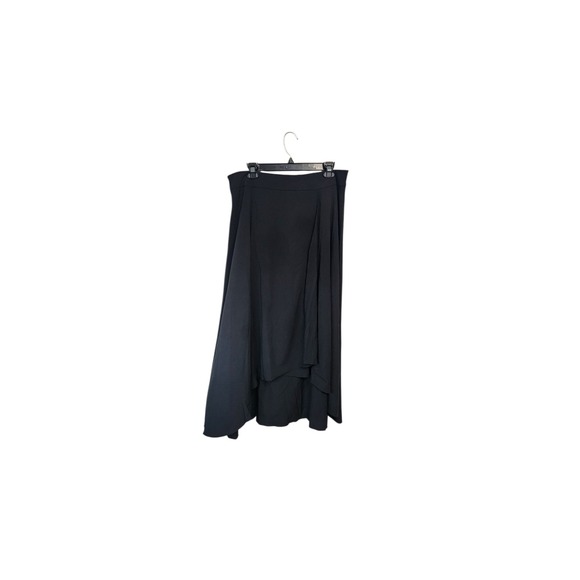 HALARA NWT Black Maxi Skirt High Low Hem Asymmetrical Long Party Skirt Women's - Picture 1 of 6